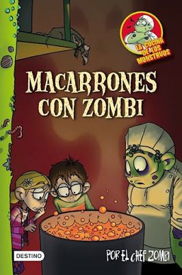 Libros de Fantasía para niños: "Macarrones con zombi" de JA Martín Piñol
